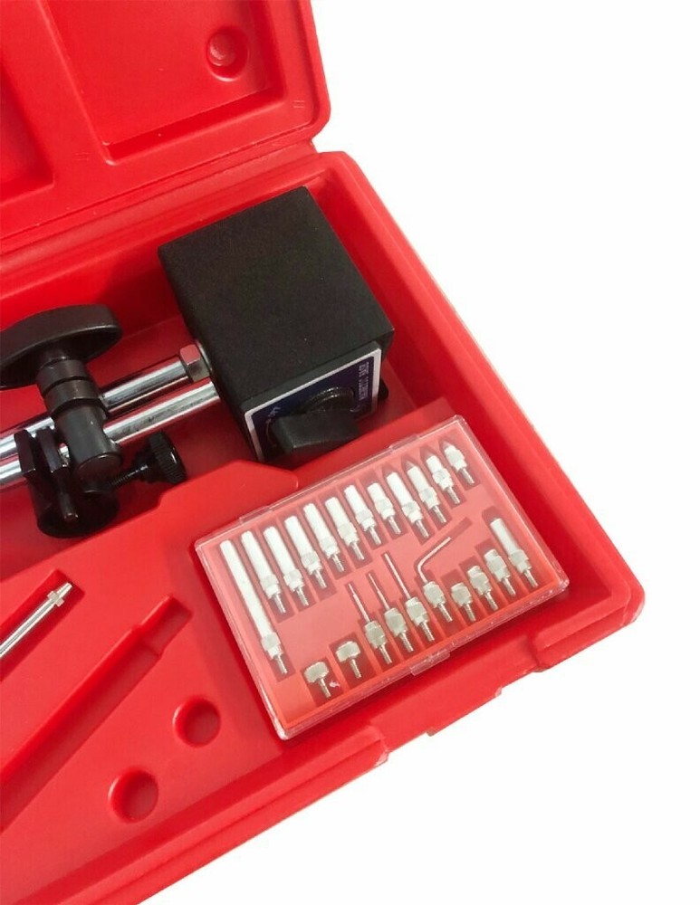 Dial Indicator Magnetic Base Holder 22 Point Precision Inspection Set 0-1 inch