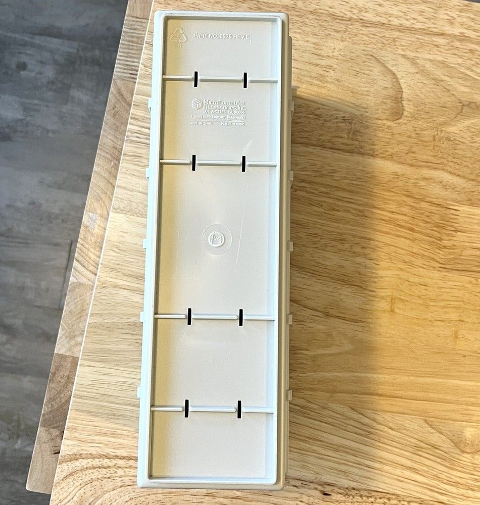 Vintage Floppy Disc Diskette Storage Case Microcomputer Accessories Rubbermaid