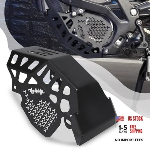 Skid Plate for Surron Light Bee,Engine Chassis Protection Cover Bash Black