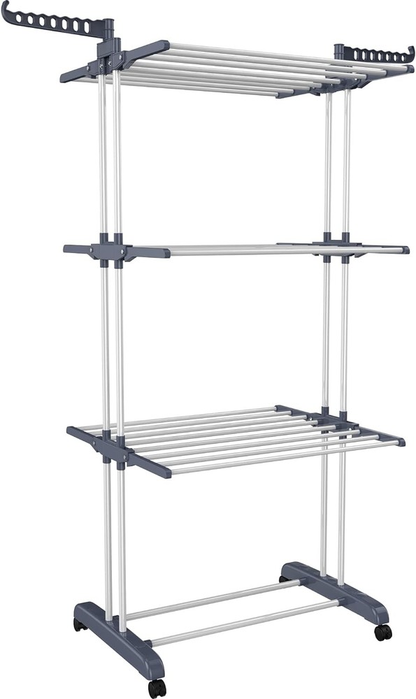 Clothes Drying Rack Oversized 4-Tier(67.7" High Foldable Stainless Steel Drying