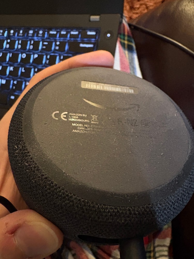 Amazon Echo Dot 3rd Gen Smart Speaker C76MP8 & Power Supply GP92NB