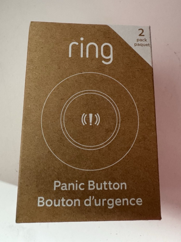 Ring Panic Button 2-Pack White Battery Powered Model PP104D01403200P6