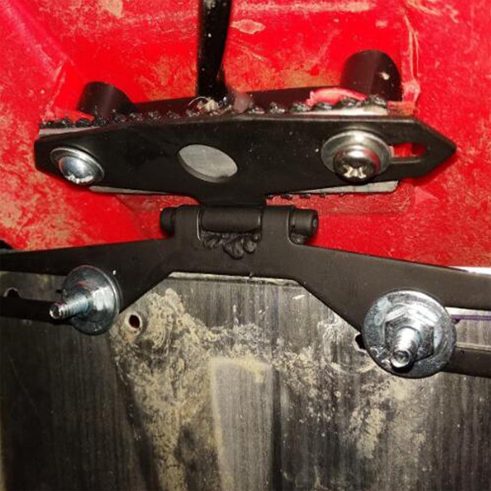 Motorcycle Folding License-Plate Holder Tail Rear Light Bracket Mount Adjustable