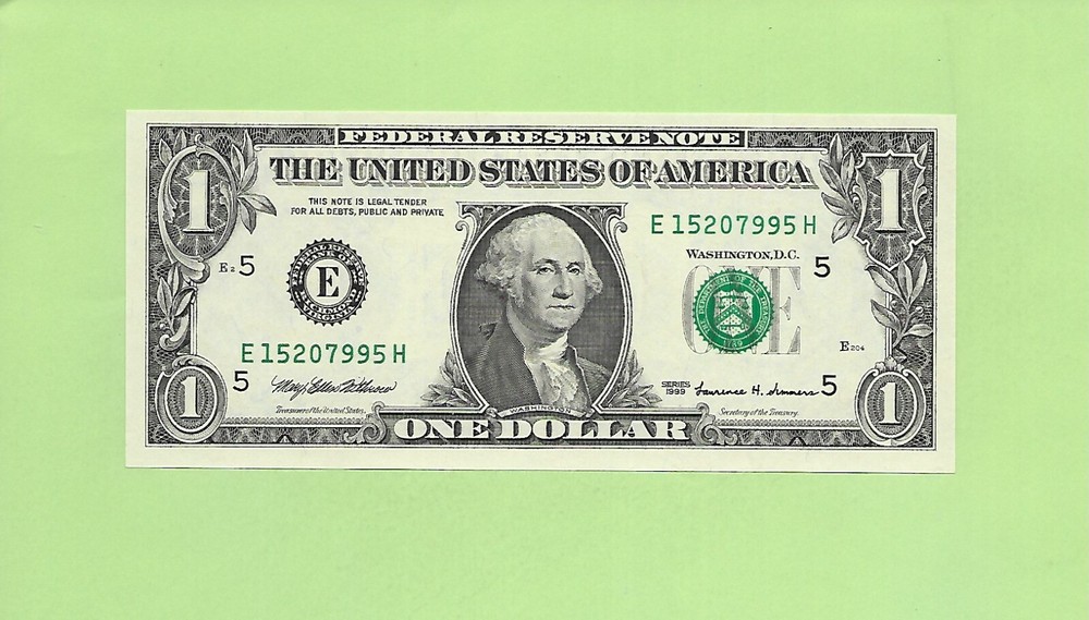 1999 ..UNCIRC $1  E 1520 7995 H  .... 1999 $1  E-H      NICE NOTE        FRN