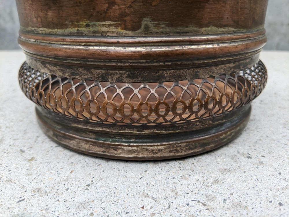 Vintage Copper Wine Coaster