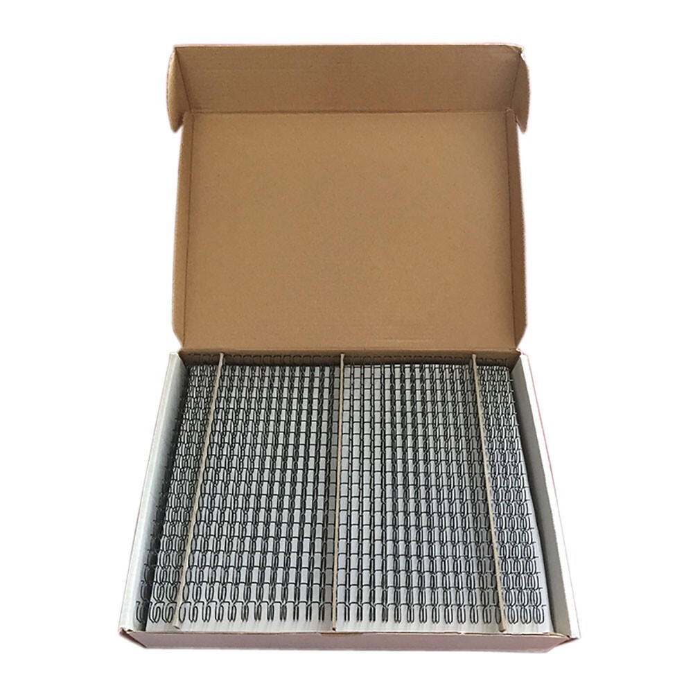 Double Loop Wire Binding Supplies, 2:1 Pitch 3/4" Diameter Red (50 pcs)