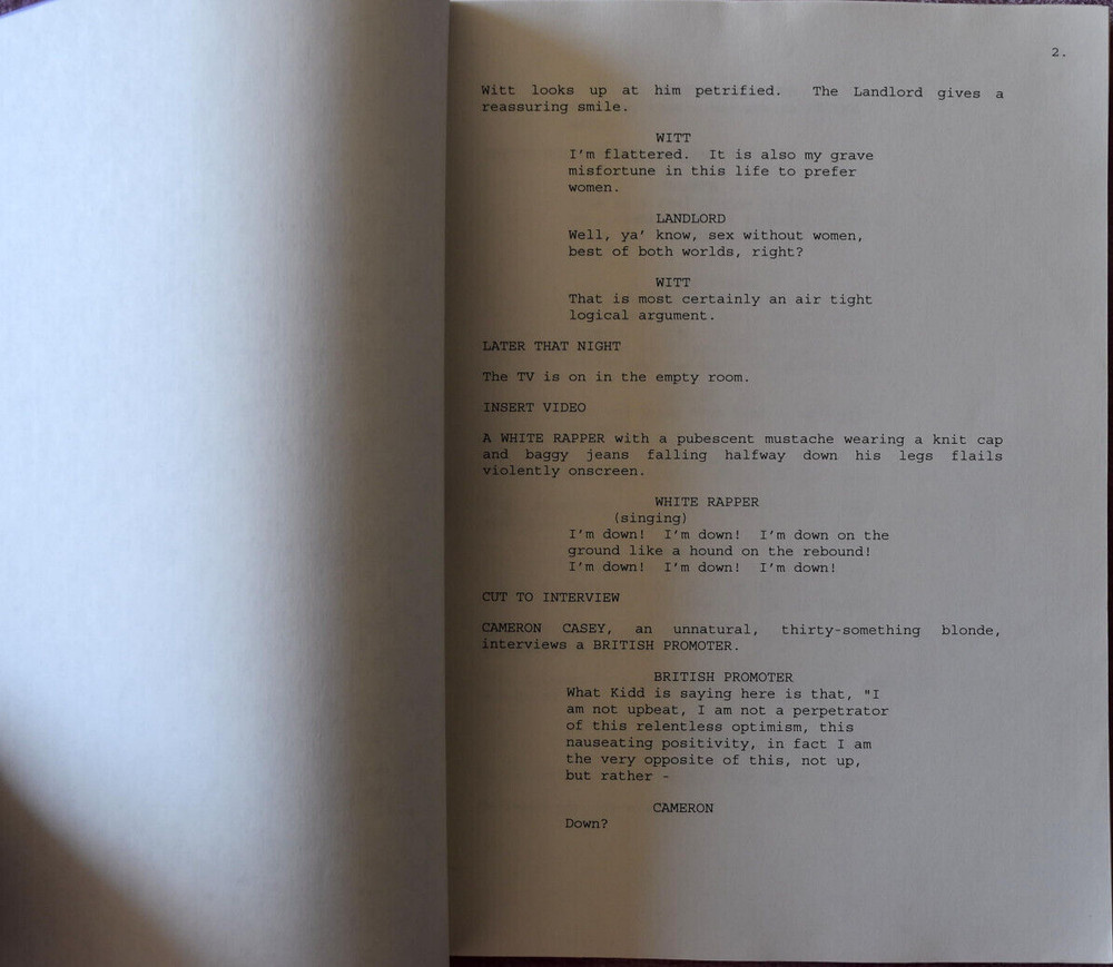 "Prince of Swine" Original Screenplay Scripts