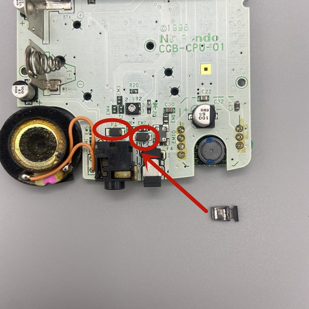 Game Boy Color Replacement Fuse