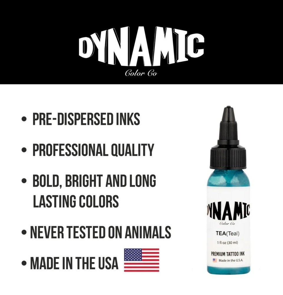 Dynamic Tattoo Ink Teal