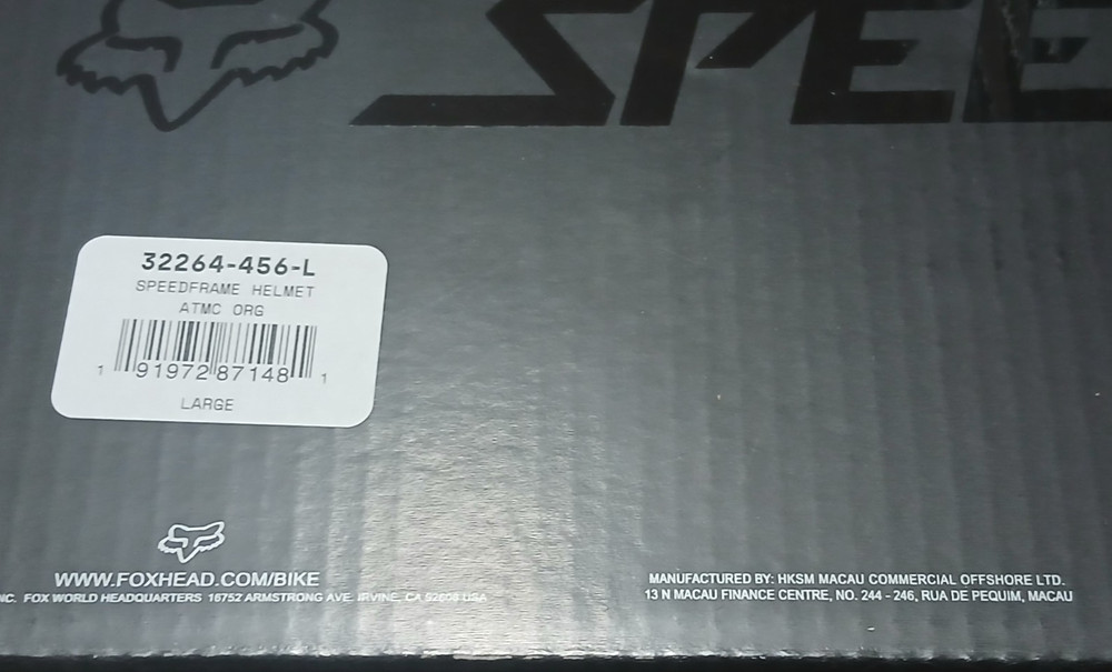 FOX Speedframe LARGE 32264-456-L
