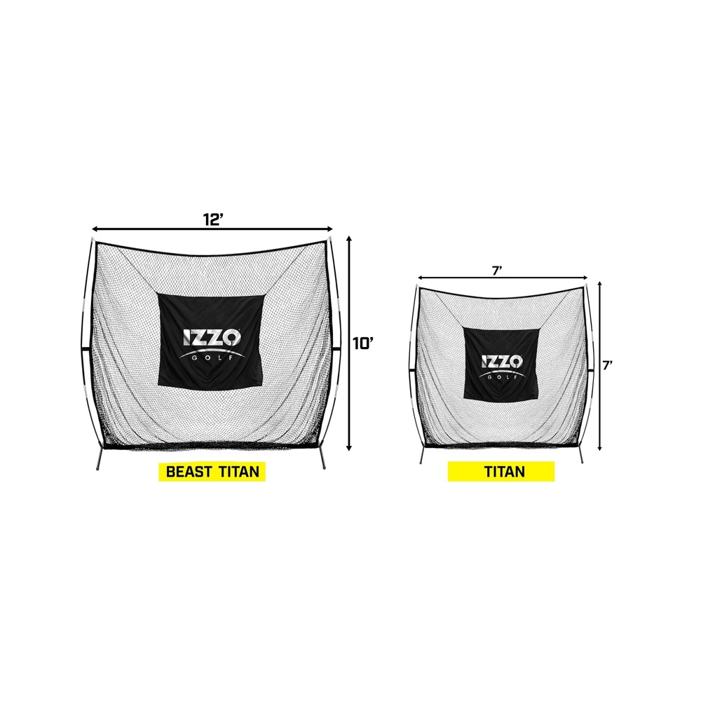 IZZO Golf Titan Golf Hitting Net - Practice Golf Hitting Net for Home or Back...