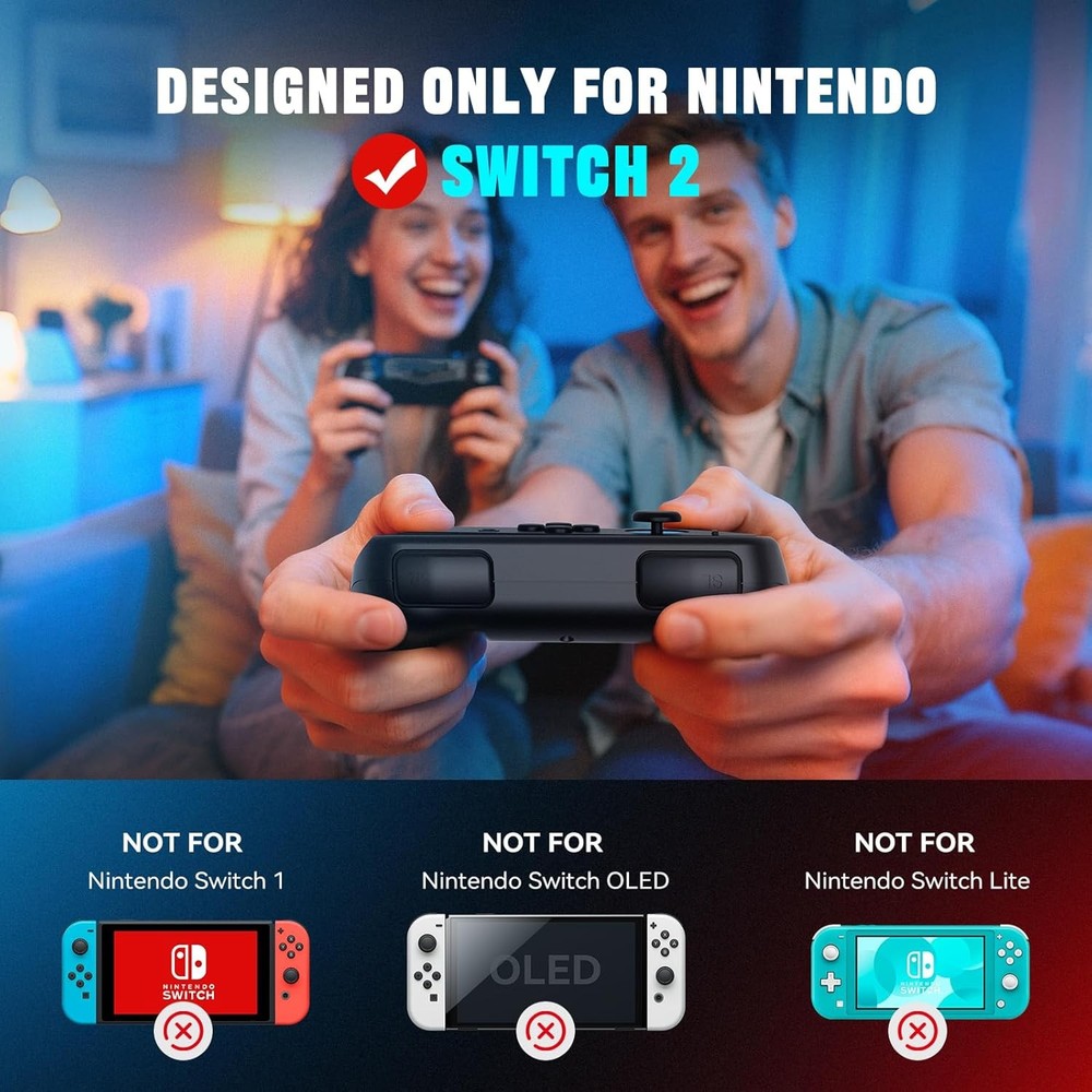 2 Pack Wireless Left&Right Game Controller For Nintendo Switch 2 Joy-Con Gamepad