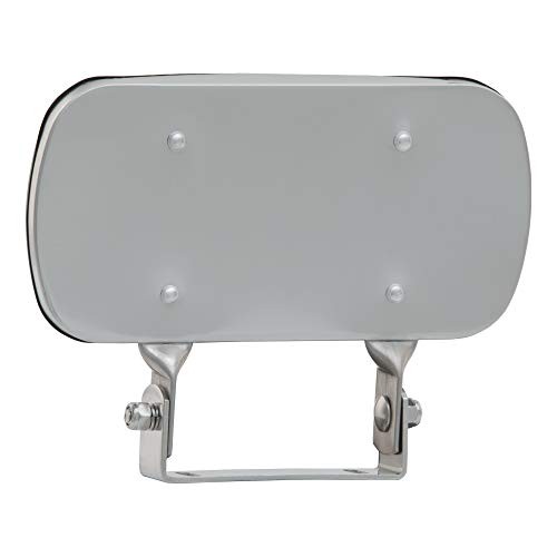 610868 8 x 4-Inch Stainless Steel Rectangular Look-Down Convex Mirror