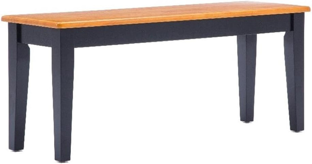 Shaker Bench, Black/Oak