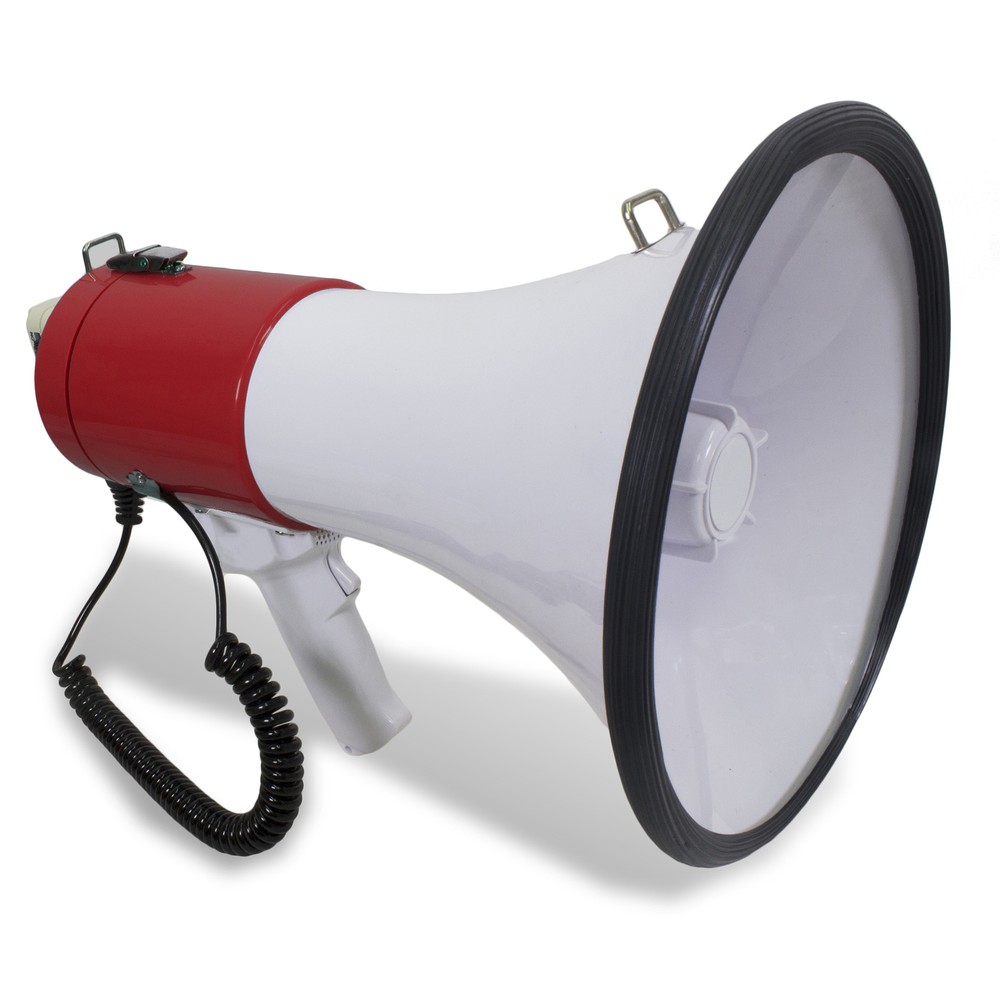 Technical Pro 75 Watt Portable Megaphone W/ Strap,Siren,Volume Control