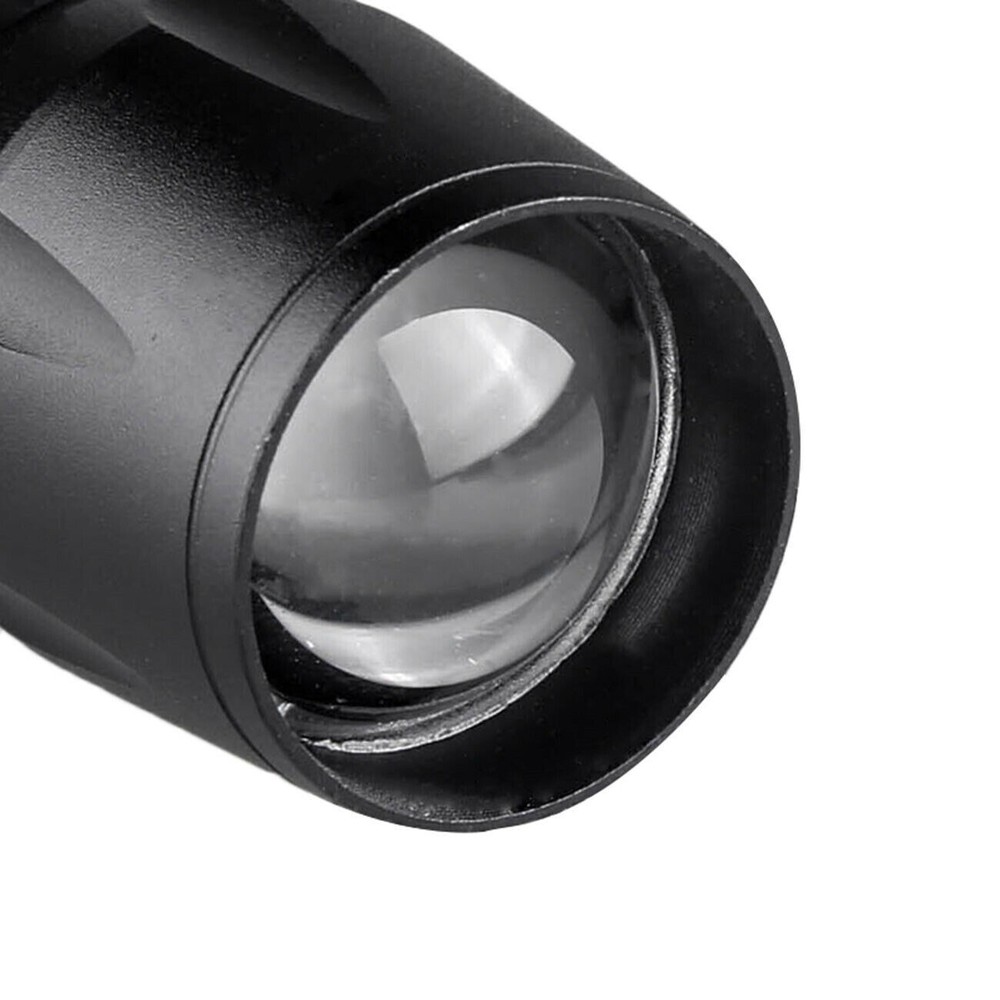 4x COB LED Torch - USB Rechargeable, Zoomable, Tactical Mini Flashlight Lamp