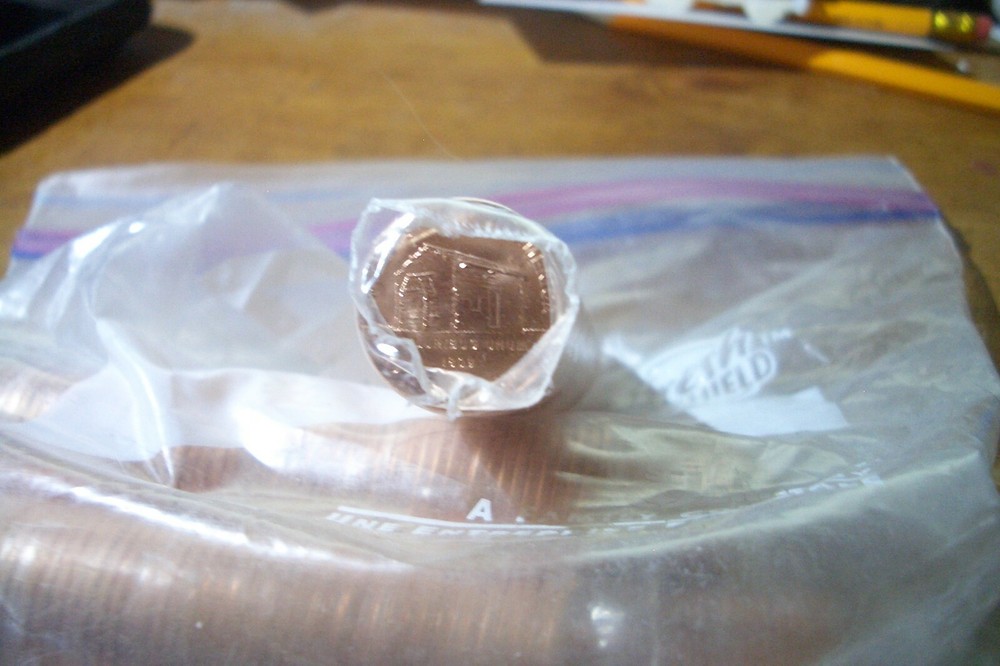 2009 D OBW (SHRINK WRAPPED) LOG CABIN LINCOLN CENT ROLL