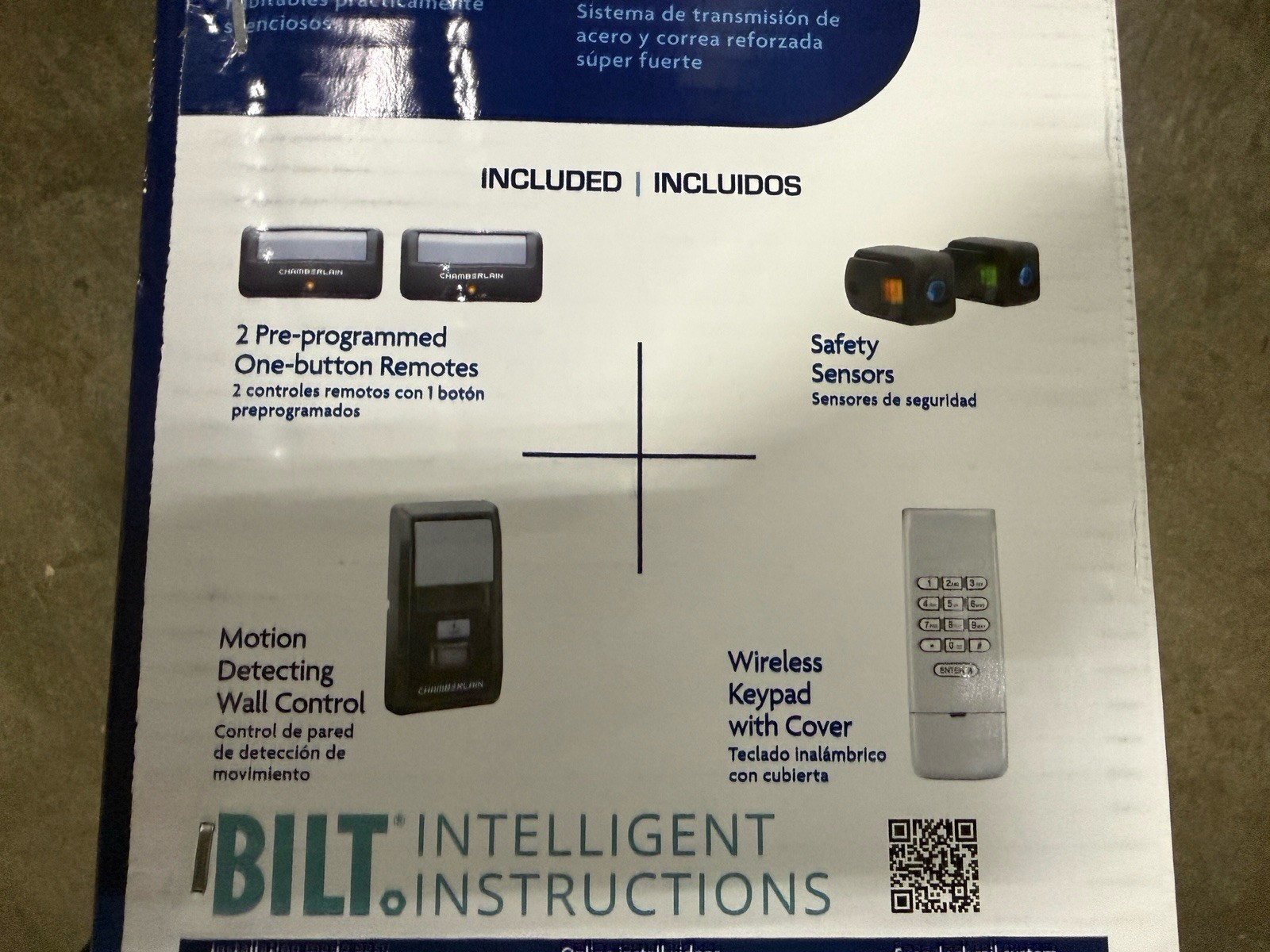 Chamberlain Garage Door Opener 3/4 HP B4505T, Quiet Drive Belt, with MYQ