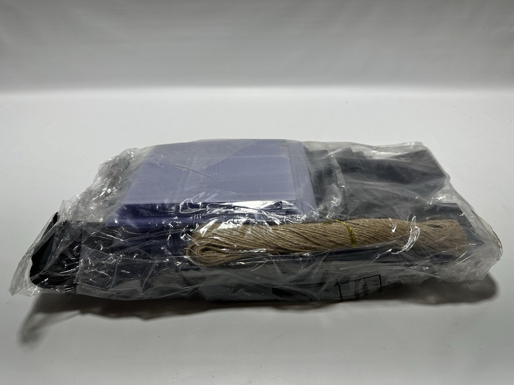 Roowest Kraft Gift Boxes w Tags Jute String 50 Sets Black