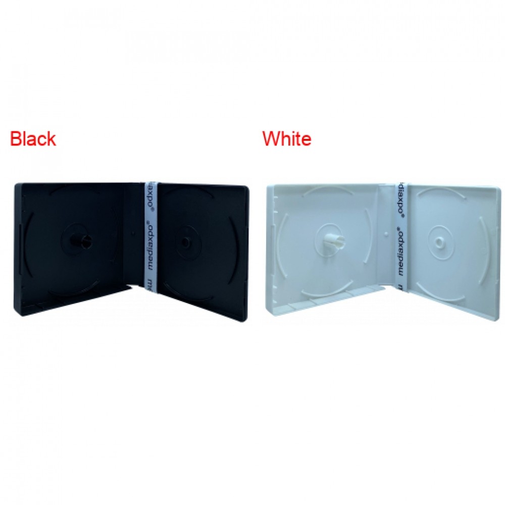 CD/DVD Poly Stackable Square Box (Holds Up to 16 Discs) Lot