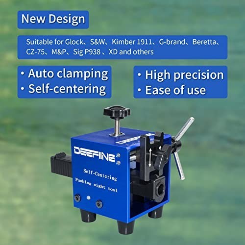DEEFIINE Self- Centering Gun Sight Pusher: High-Precision Adjustment Tool.