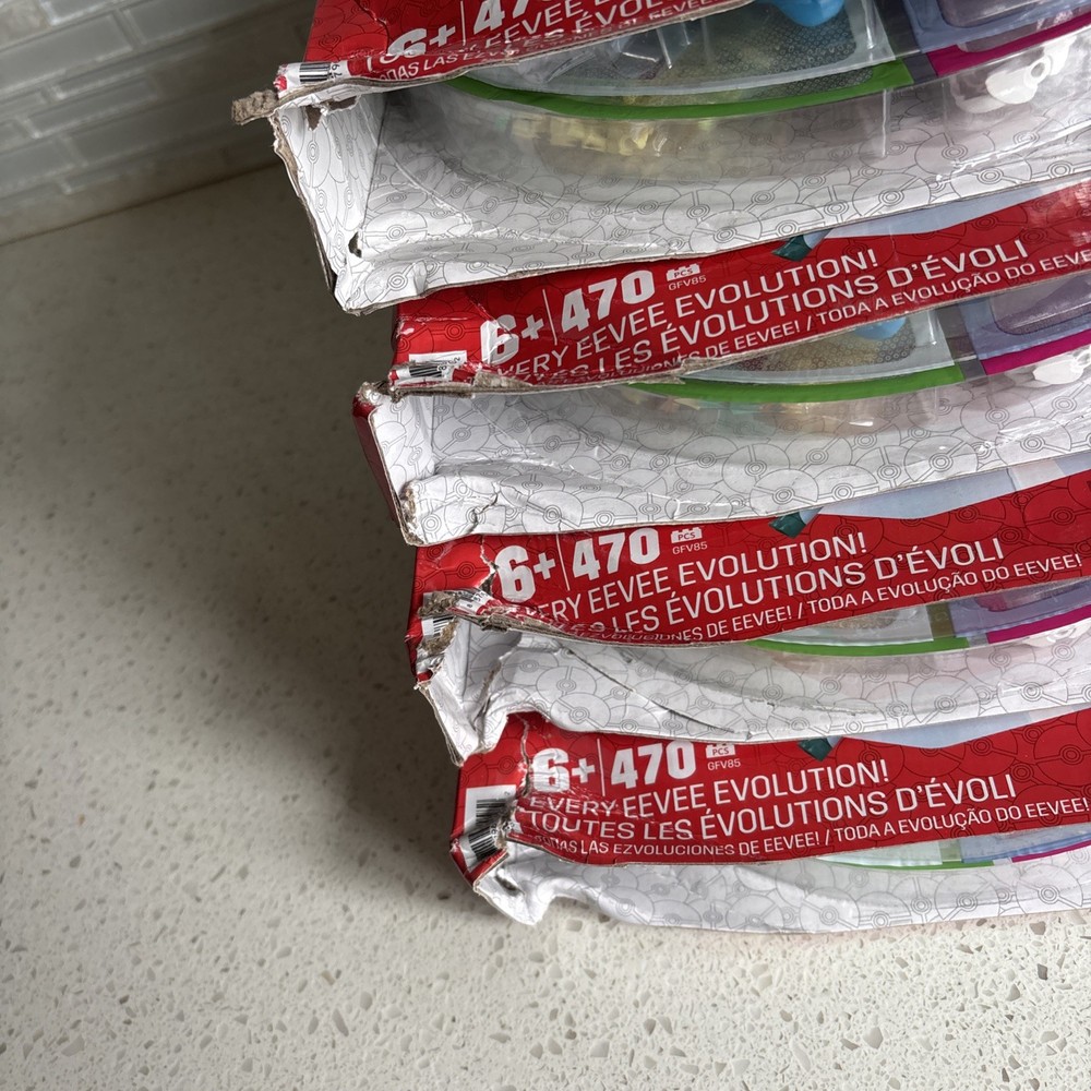 Mega Construx Pokemon Every Eevee Evolution Set - 9 To Build 470 Pcs *BOX DAMAGE