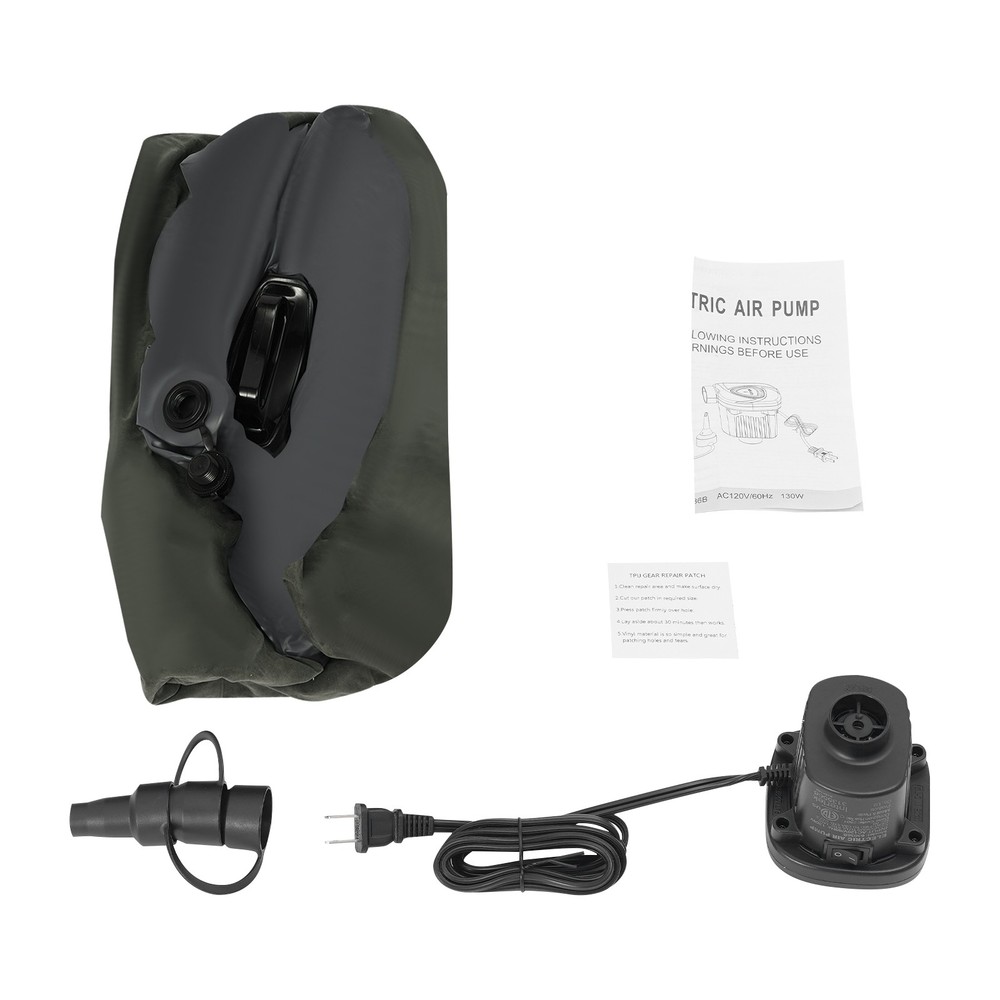 PVC Flocking Sofa Bed Max Capacity 440.92lbs Inflatable Sofa Folding Sofa Bed