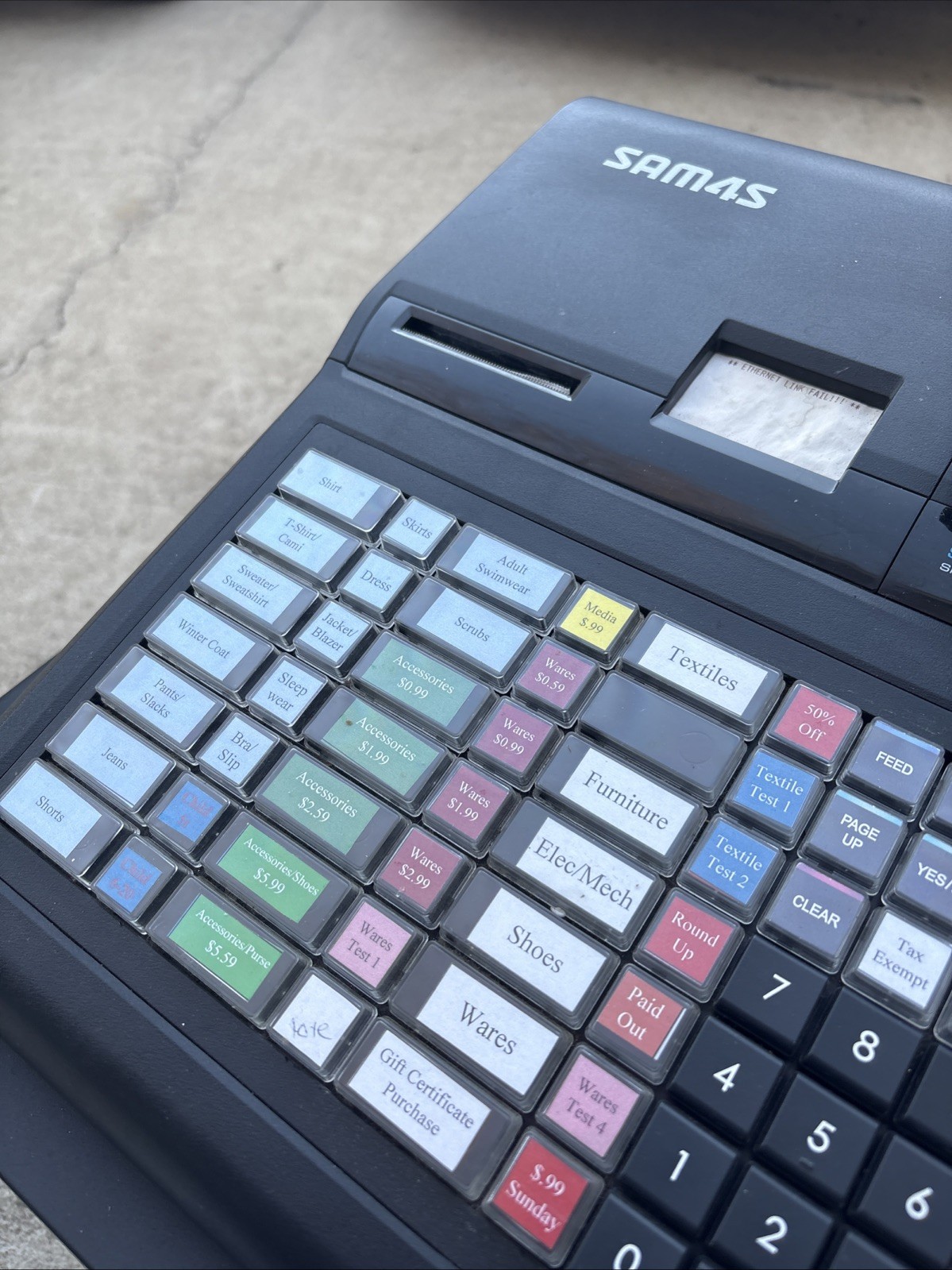 SAM4S SPS-300 Series Retail Cash Register