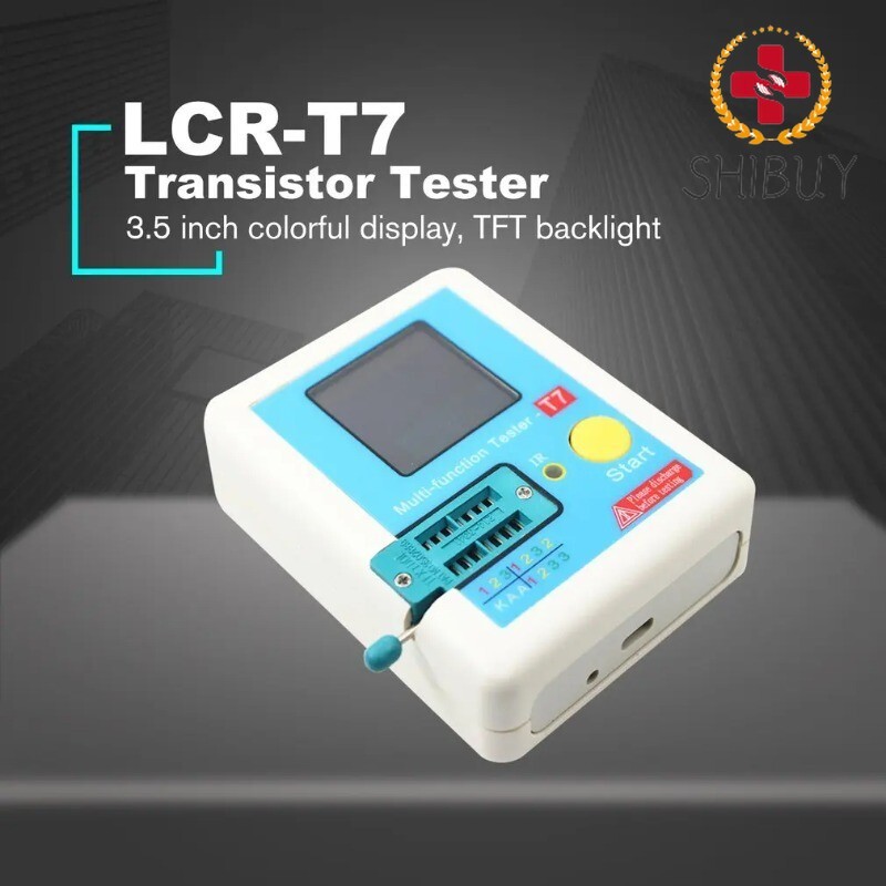 LCR-T7 Transistor Tester TFT Diode Triode Capacitance Meter LCR ESR Meter