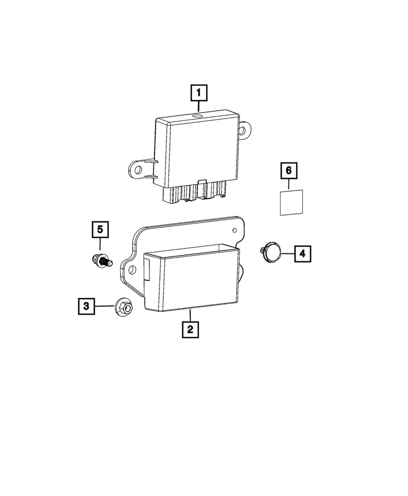 Genuine Mopar Park Assist Sensor Bracket 4672576AA