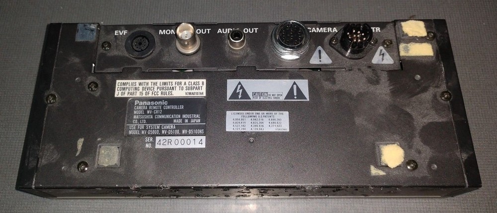 Panasonic Security Camera Controller WV-CR12 - Remote PTZ Control