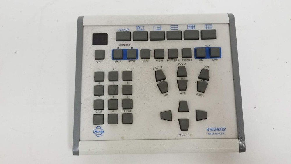 PELCO MULTIPLEXER KBD4002 CONTROLLER KEYPAD