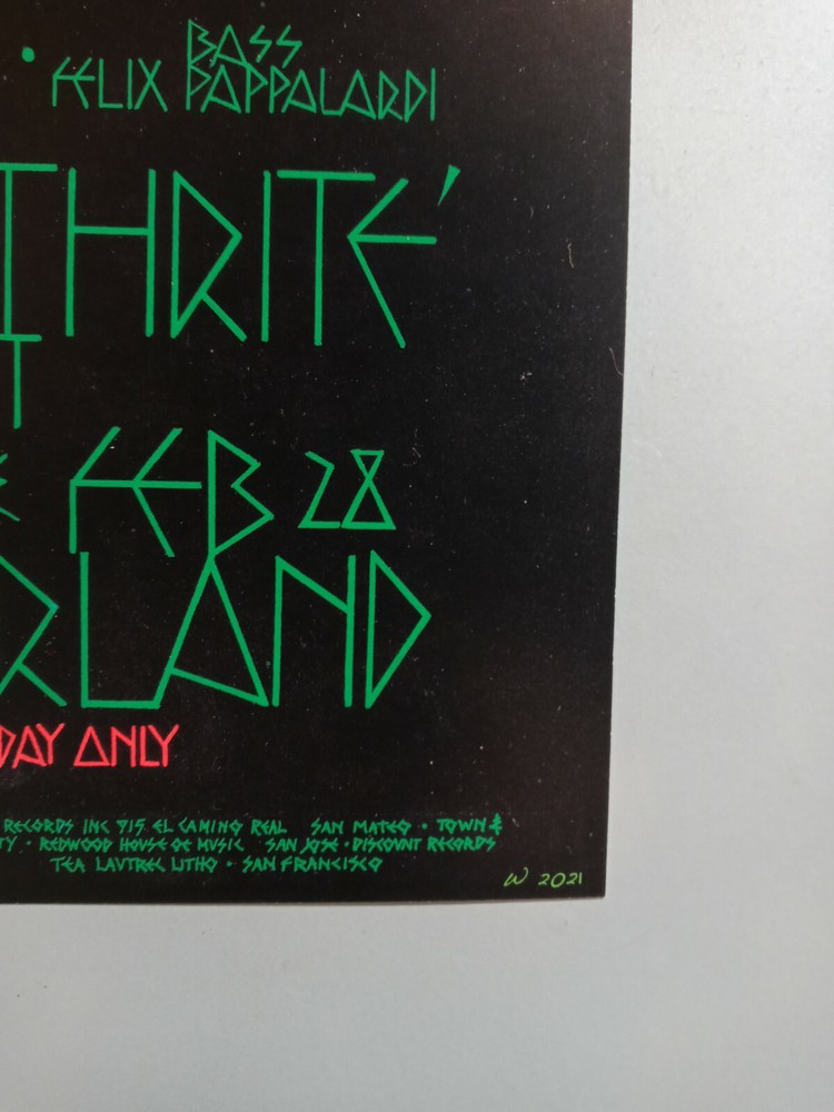 Jack Bruce JohNNY Winter BG220-2 BiLL Graham FiLLmore PoSter