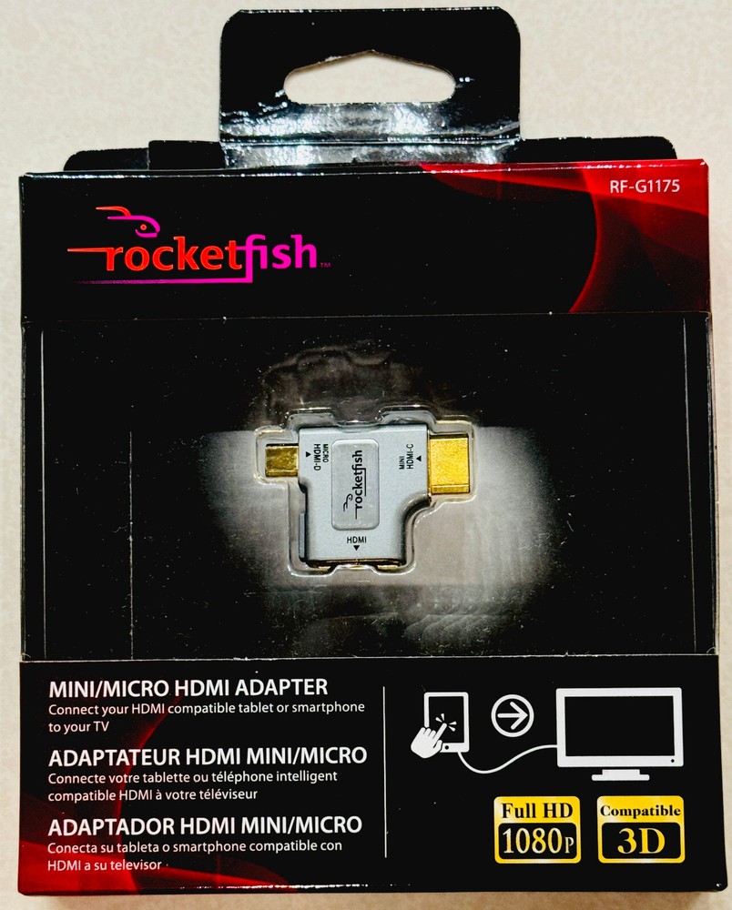 Rocketfish Mini/ Micro HDMI Adapter (Box in Sealed Baggie) Offer #70
