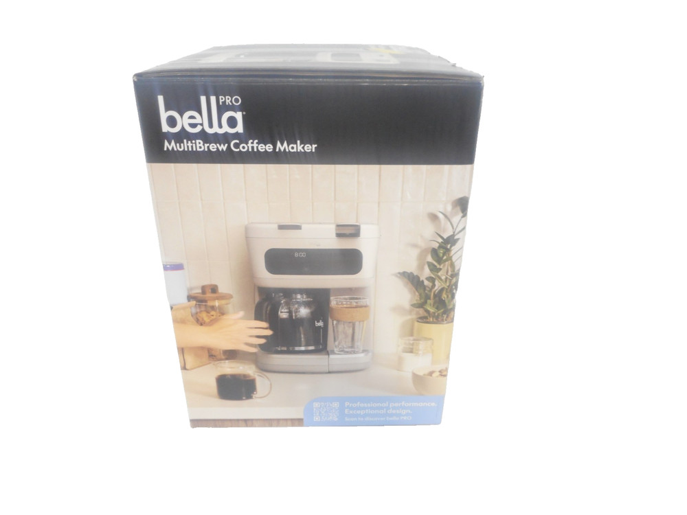 bella PRO - MultiBrew 12-Cup Drip & Single-Serve Coffee Maker - Oatmilk