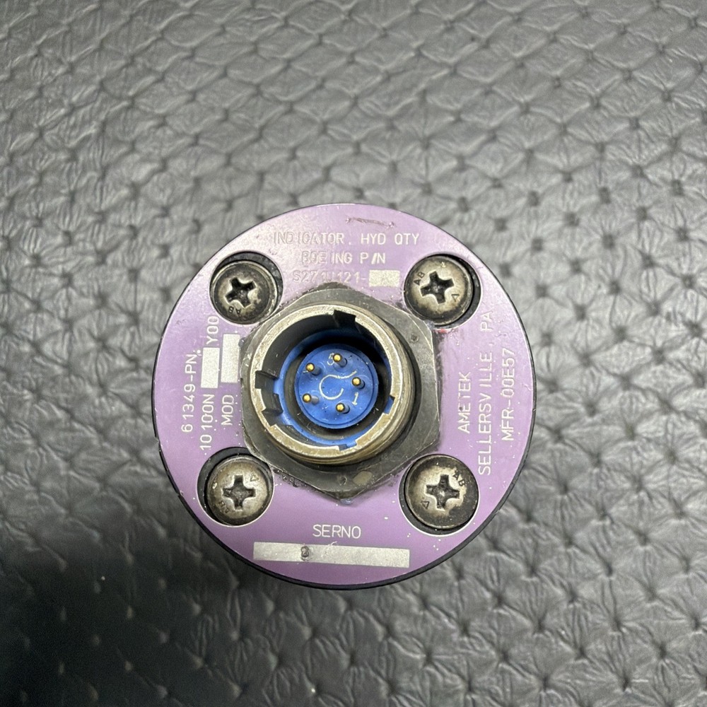 PN: BOEING S271U121-8 Hydraulic Quantity Indicator 61349