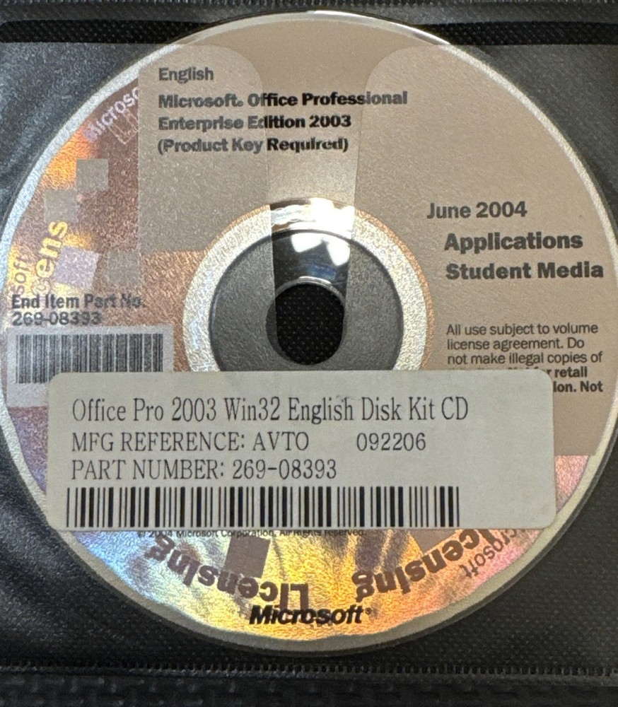 Microsoft Office 2003 Professional Enterprise With Service Pack