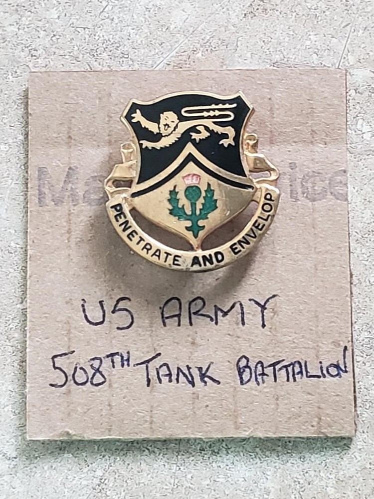 Army 508th Tank Battalion DUI Crest