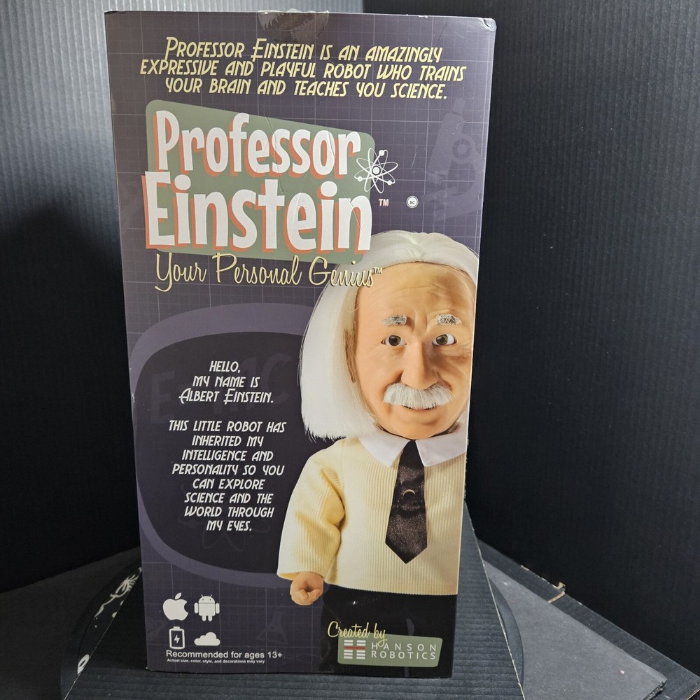 Professor Einstein Interactive Robot Tutor Your Personal Genius! New Open Box