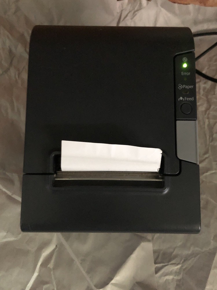 Epson M244A Thermal POS Receipt Printer - Pwr Eth USB Cable Inc