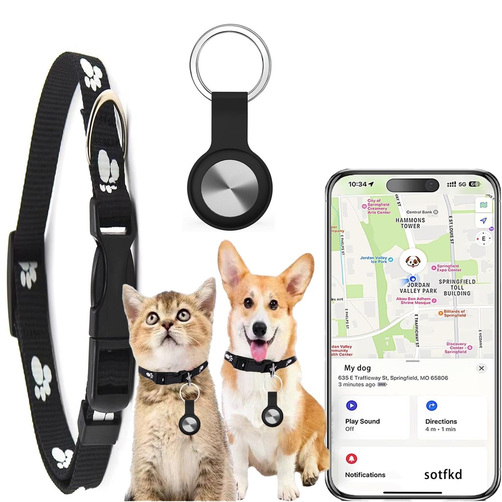 Cat Tracker Collar-Dog GPS Tracker-Pet Tracker-GPS Tracker for Dogs | Android...