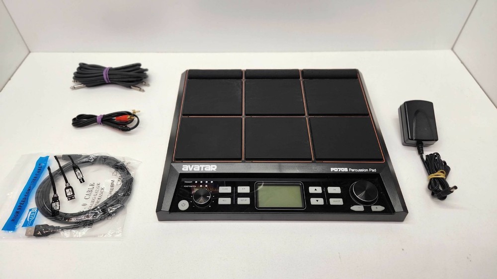 Avatar PD705 Percussion Sample Pad 9-Trigger Multipad Electric Drum USB MIDI