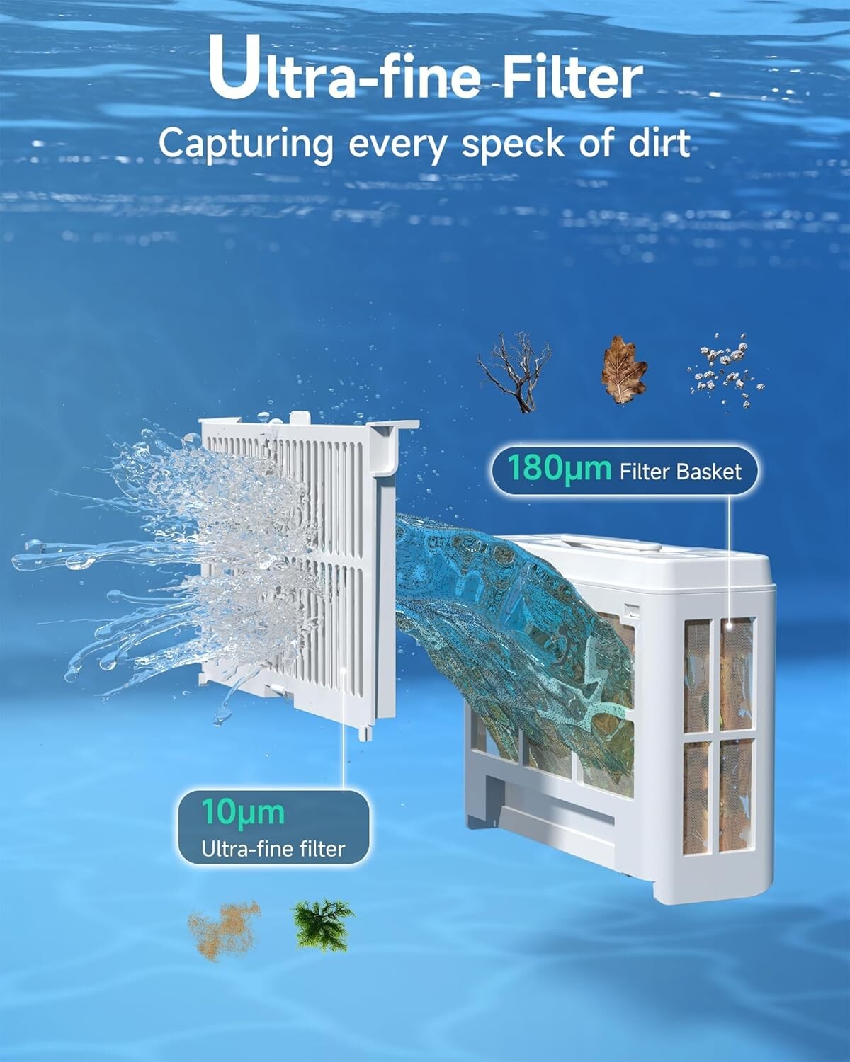 WYBOT C2 Robotic Pool Cleaner, Cordless Pool Vacuum for Inground Pools