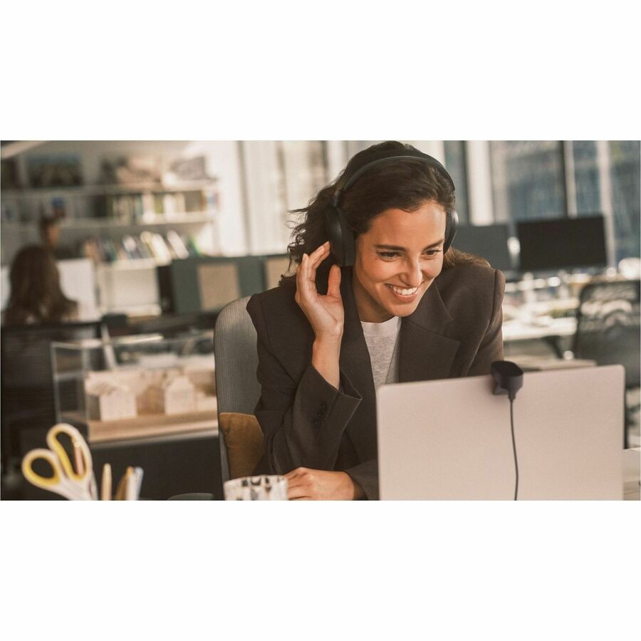 Jabra Evolve3 85 MS Teams Certified Wireless ANC Bluetooth Headset Black