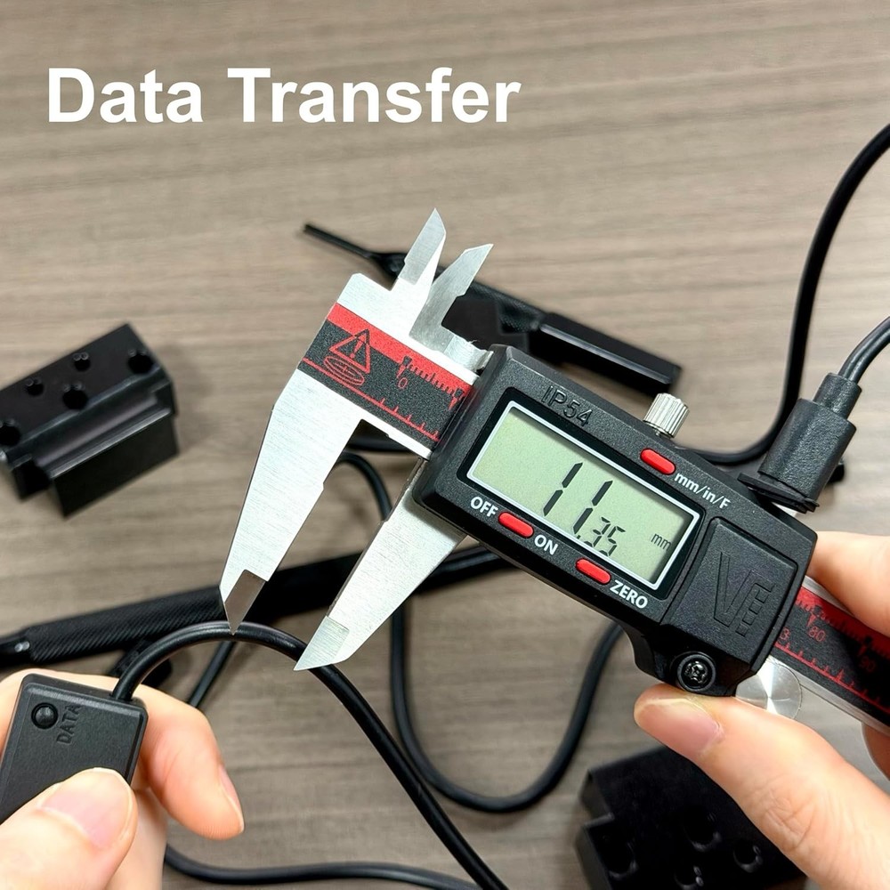 Grade Digital Caliper, /150mm, Inch/Millimeter/Fraction Conversion, Stainless...