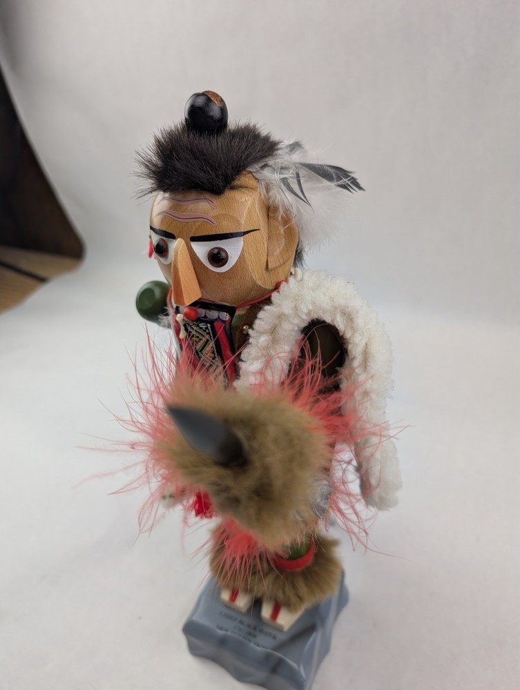 Steinbach Nutcracker Chief Black Hawk Germany AS IS Missing Parts
