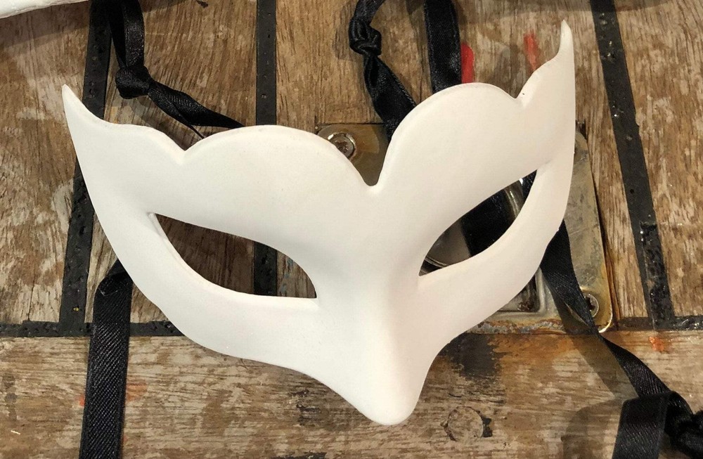 White Child Painting Mask