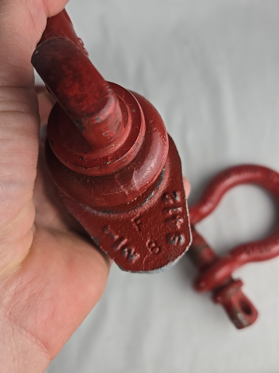 Lot Of 4 Crosby 3/4" 4-3/4 Ton WLL Red Screw Pin Anchor Shackle