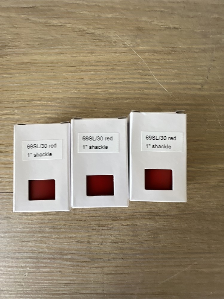 ABUS 69SL/30 Red (3 Pack)