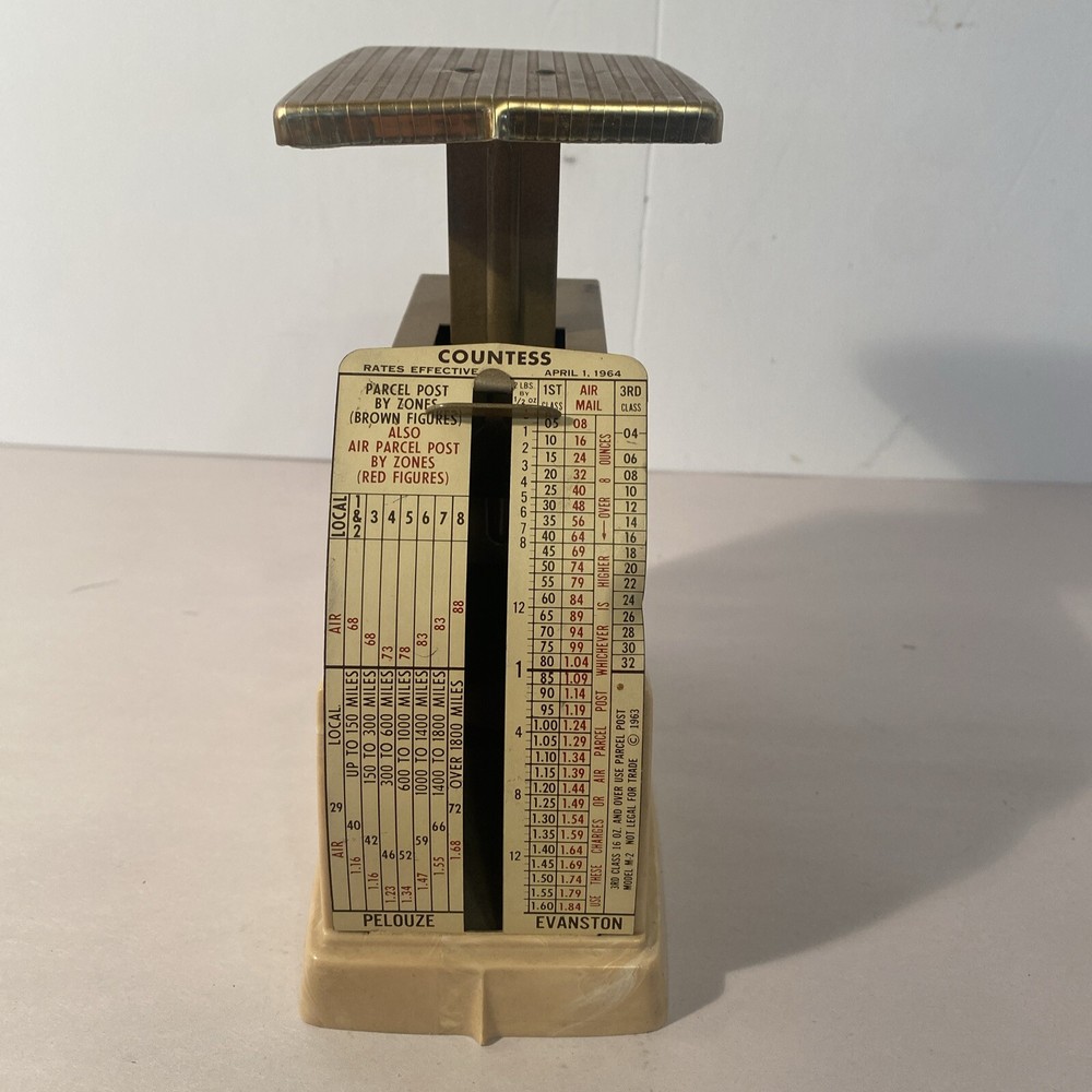 Countess Model M-2 Parcel Post Scale April 1st 1964